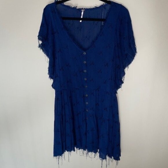 Free People Embroidered Tiered Dress - Picture 8 of 9